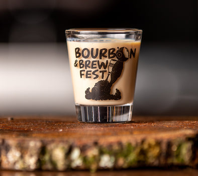 Bourbon and Brew Fest Shot Glass