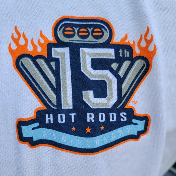 Hot Rods 15th Anniversary T-Shirt (White)