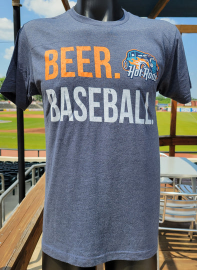 Hot Rods Beer Baseball Shirt