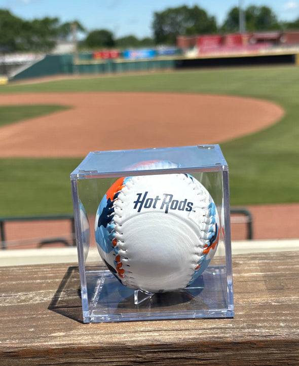 Blue Camouflage Baseball