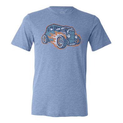Hot Rods Spelled Out Tee