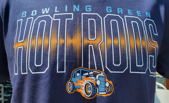 Hot Rods Navy Surly T-Shirt