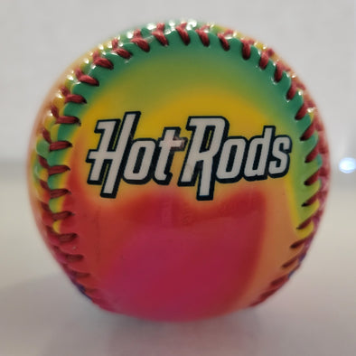 Hot Rods Tie-Dye Baseball