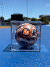 White Splatter Paint Baseball