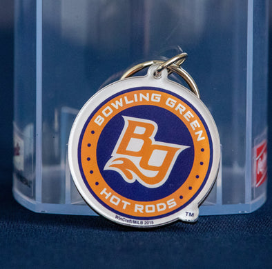 Bowling Green Hot Rods Primary Logo Keychain