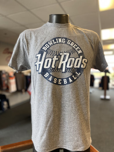Hot Rods Baseball Circle T-Shirt