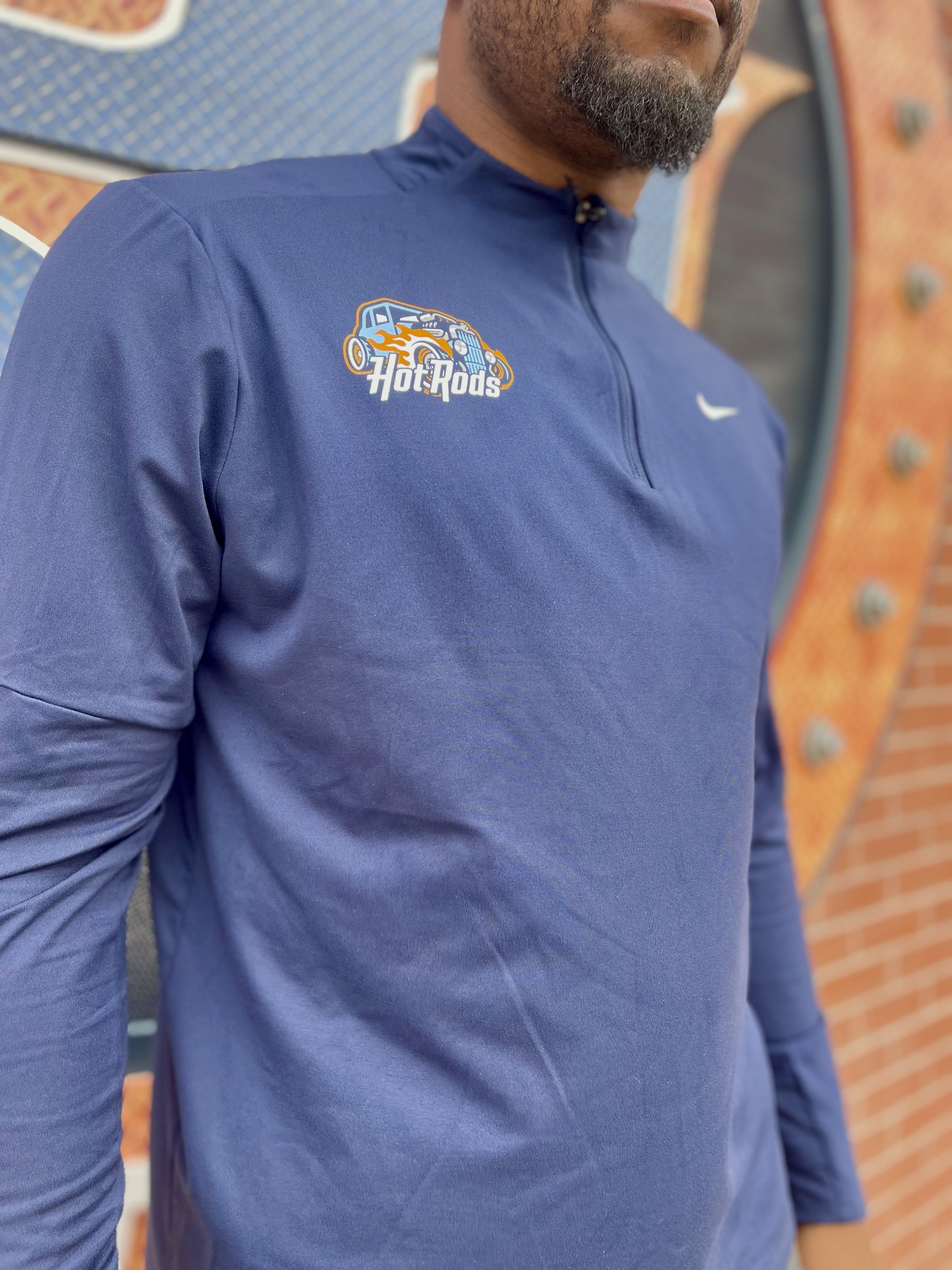 Adult Navy 3/4 Zip Pullover – Bowling Green Rods