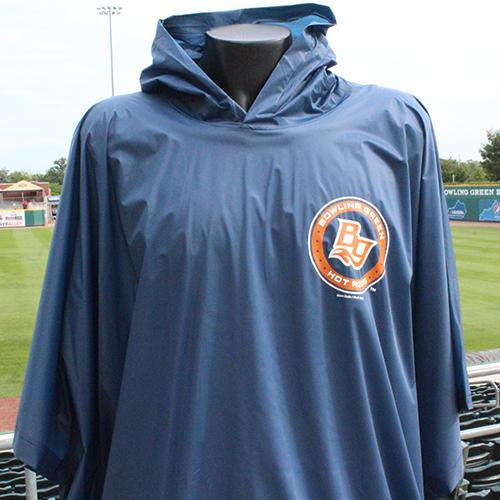 Bowling Green Hot Rods Primary Logo Hooded Poncho